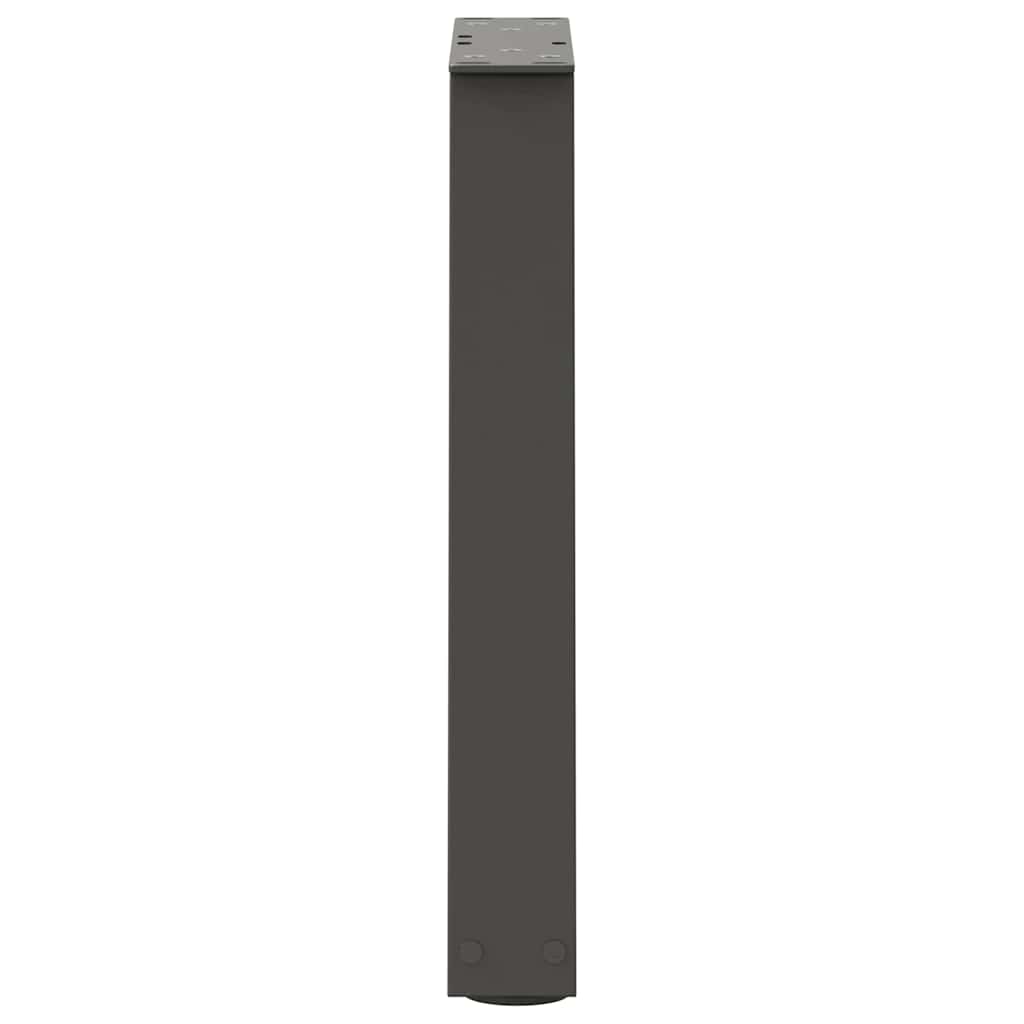 vidaXL Coffee Table Legs V-Shape 2 pcs Anthracite 28x(42-43.3) cm Steel 6