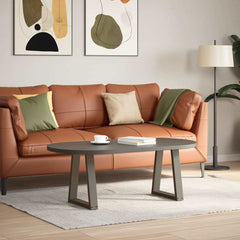 vidaXL Coffee Table Legs V-Shape Steel 2 Natural