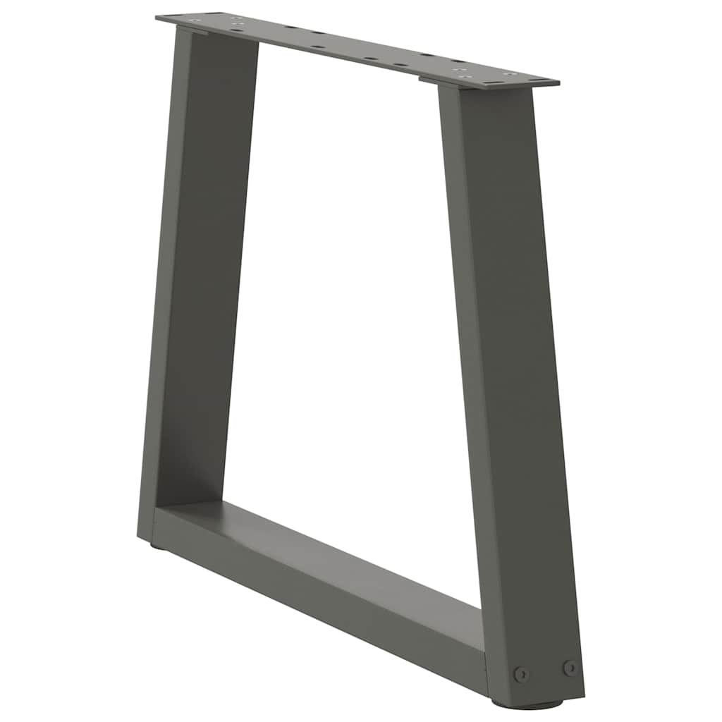 vidaXL Coffee Table Legs V-Shape 2 pcs Anthracite 50x(42-43.3) cm Steel 4