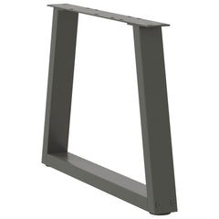 vidaXL Coffee Table Legs V-Shape 2 pcs Anthracite 50x(42-43.3) cm Steel 4