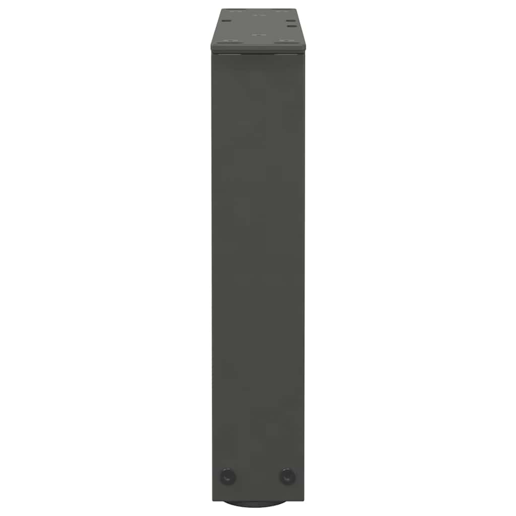 vidaXL Coffee Table Legs V-Shape 2 pcs Anthracite 30x(30-31.3) cm Steel 6