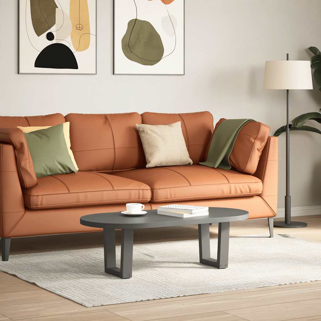 vidaXL Coffee Table Legs V-Shape 2 pcs Anthracite 40x(30-31.3) cm Steel 2