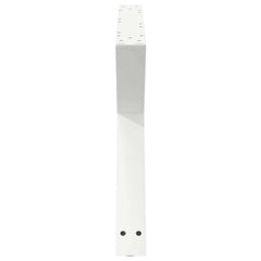 vidaXL Coffee Table Legs 2 pcs White 70x(42-43.3) cm Steel 6