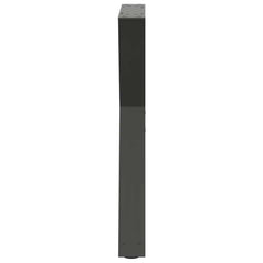 Coffee Table Legs 2 pcs 30x(30-31.3) Steel Anthracite 60 x (72-73.3) cm