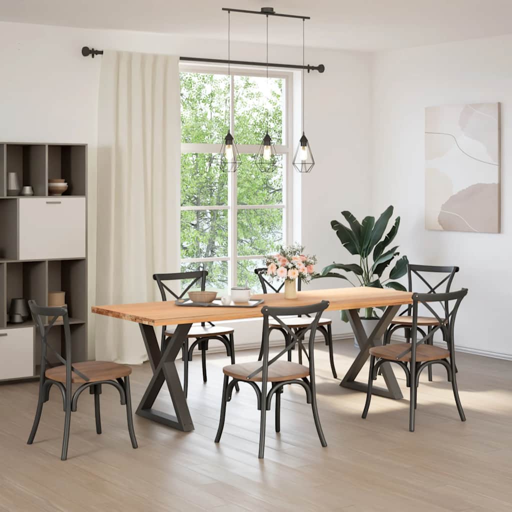 Coffee Table Legs 2 pcs 30x(30-31.3) Steel Anthracite 80 x (72-73.3) cm