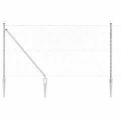 Chainlink Fence Spikes mesh Size Spike Anchor Fix Galvanised Steel