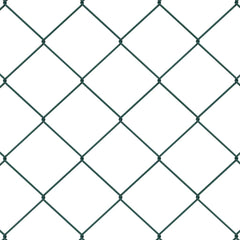 vidaXL Chainlink Fence with Concrete Base 10 x 1 m PVC-Coated Steel 5