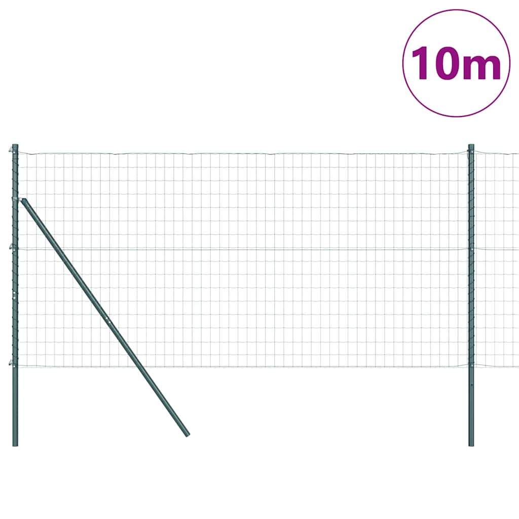 Euro Fence 10 x 1 m PVC-Coated Steel Mesh Ground Fix Green mesh Size 50 x 75 mm mesh 1 m