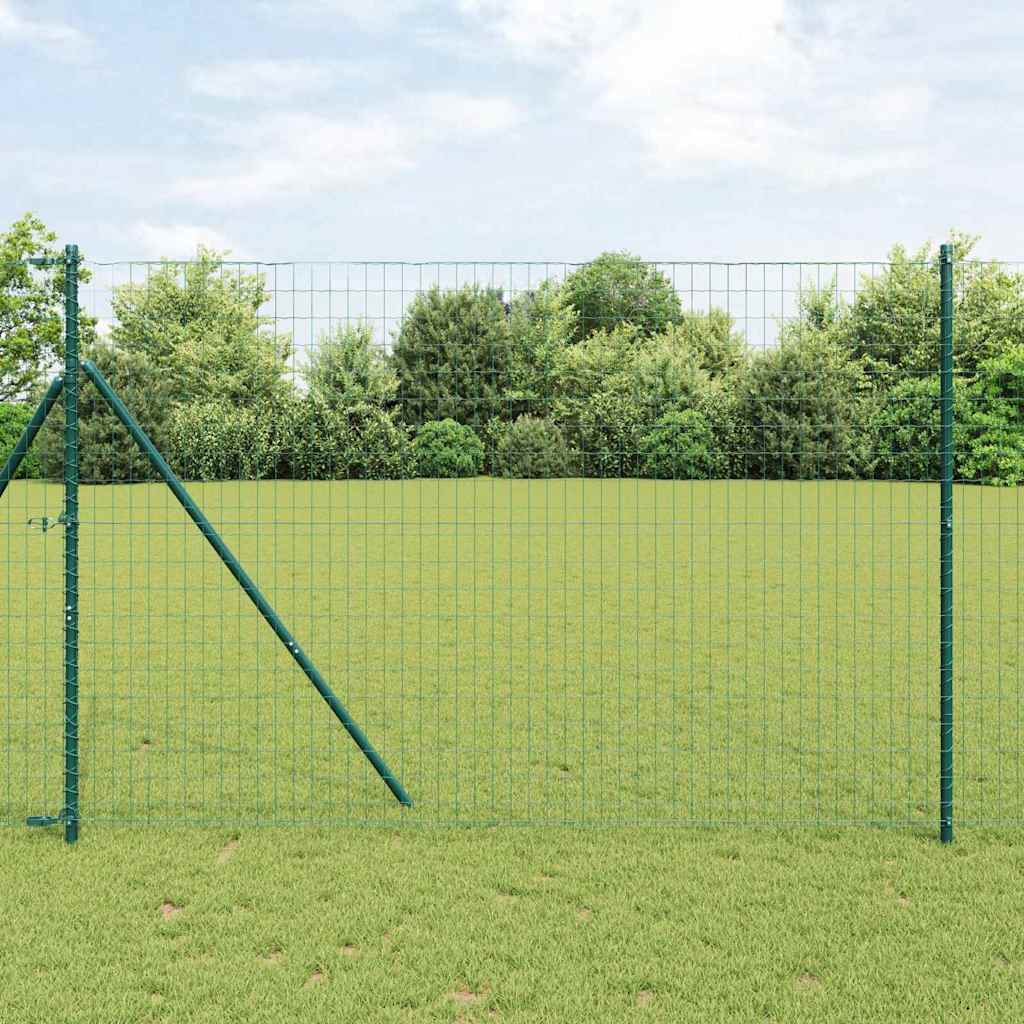 Euro Fence PVC-Coated Steel Mesh Ground Fix Green Size