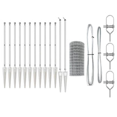 Outdoor Euro Fence Spikes Mesh Spike Anchor Fix Galvanised Steel