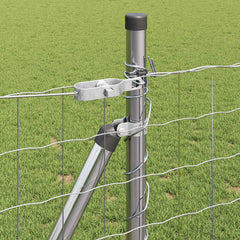 Euro Fence with Concrete Base 10 x 1.2 m Mesh Concrete Base Fix Galvanised Steel mesh Size 76 x 64 mm mesh 1 m