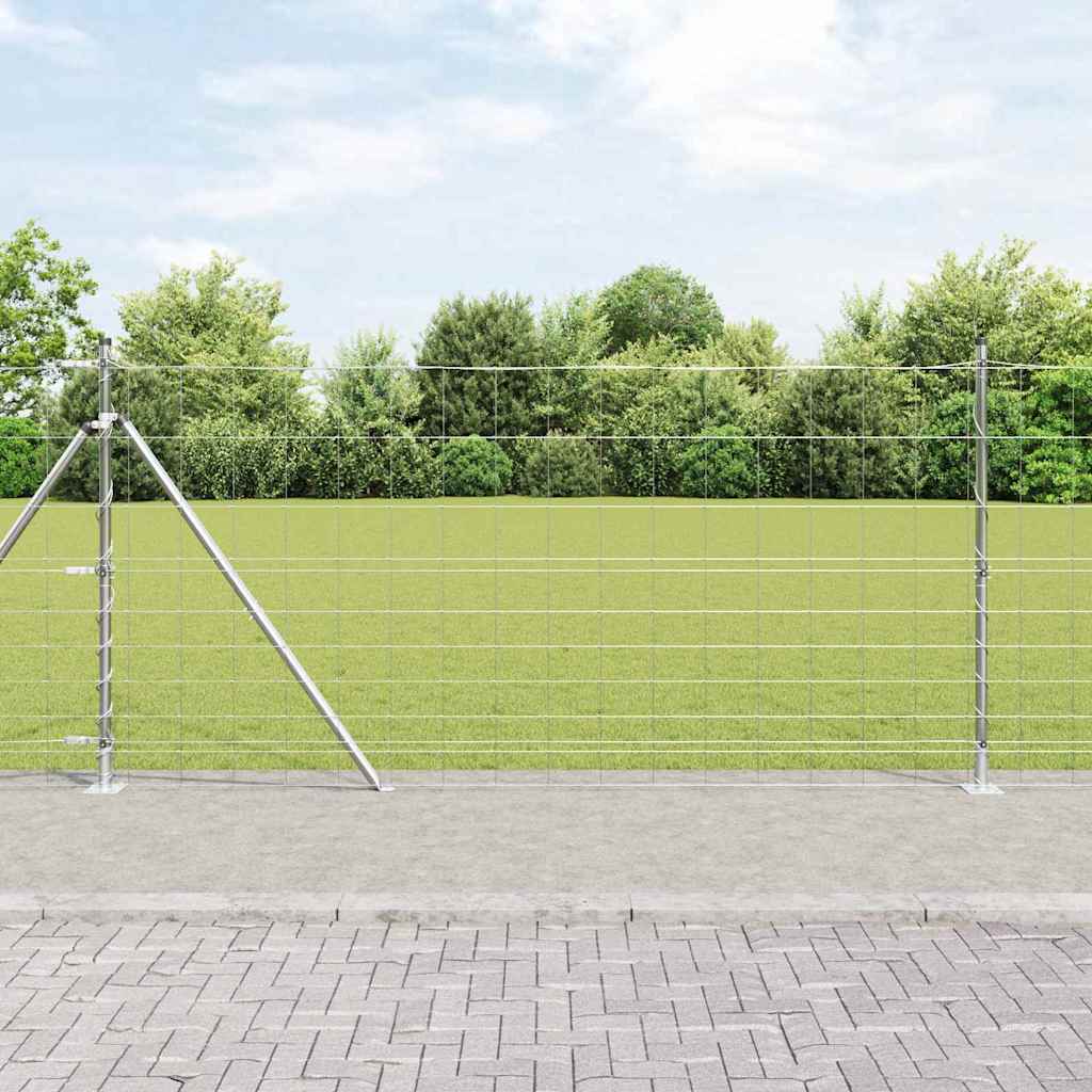 Welded Wire Fence with Concrete Base 50 x 1.2 m Concrete Base Fix 15 cm (10 wires)