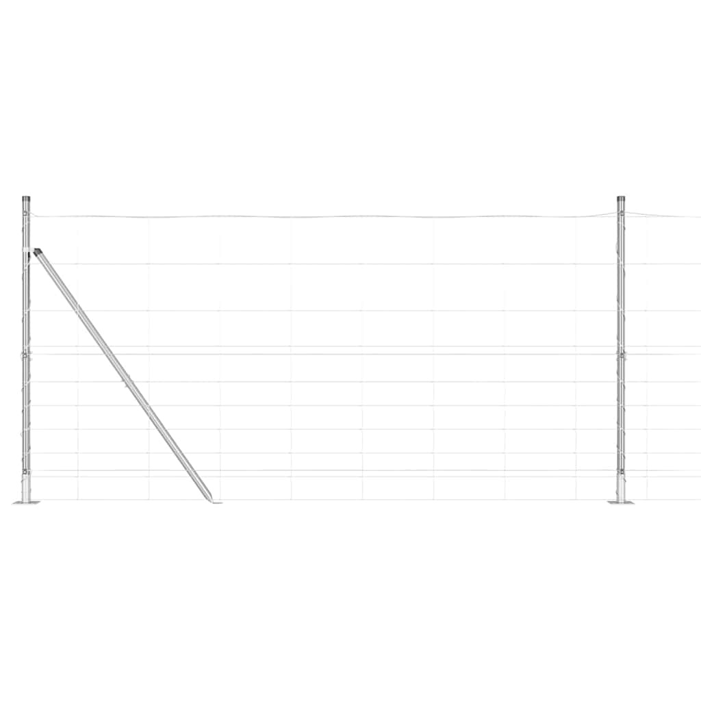 Welded Wire Fence with Concrete Base 50 x 1.2 m Concrete Base Fix 30 cm (10 wires)