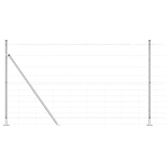 Welded Wire Fence with Concrete Base 50 x 1.4 m Concrete Base Fix 30 cm (12 wires)