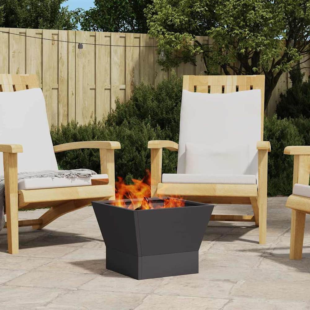 Fire Bowl Black Weathering Steel Cold-rolled steel/black 40 cm 30 cm 40 cm