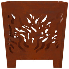 Fire Pit Black Weathering steel Weathering steel/brown 40 cm 40 cm