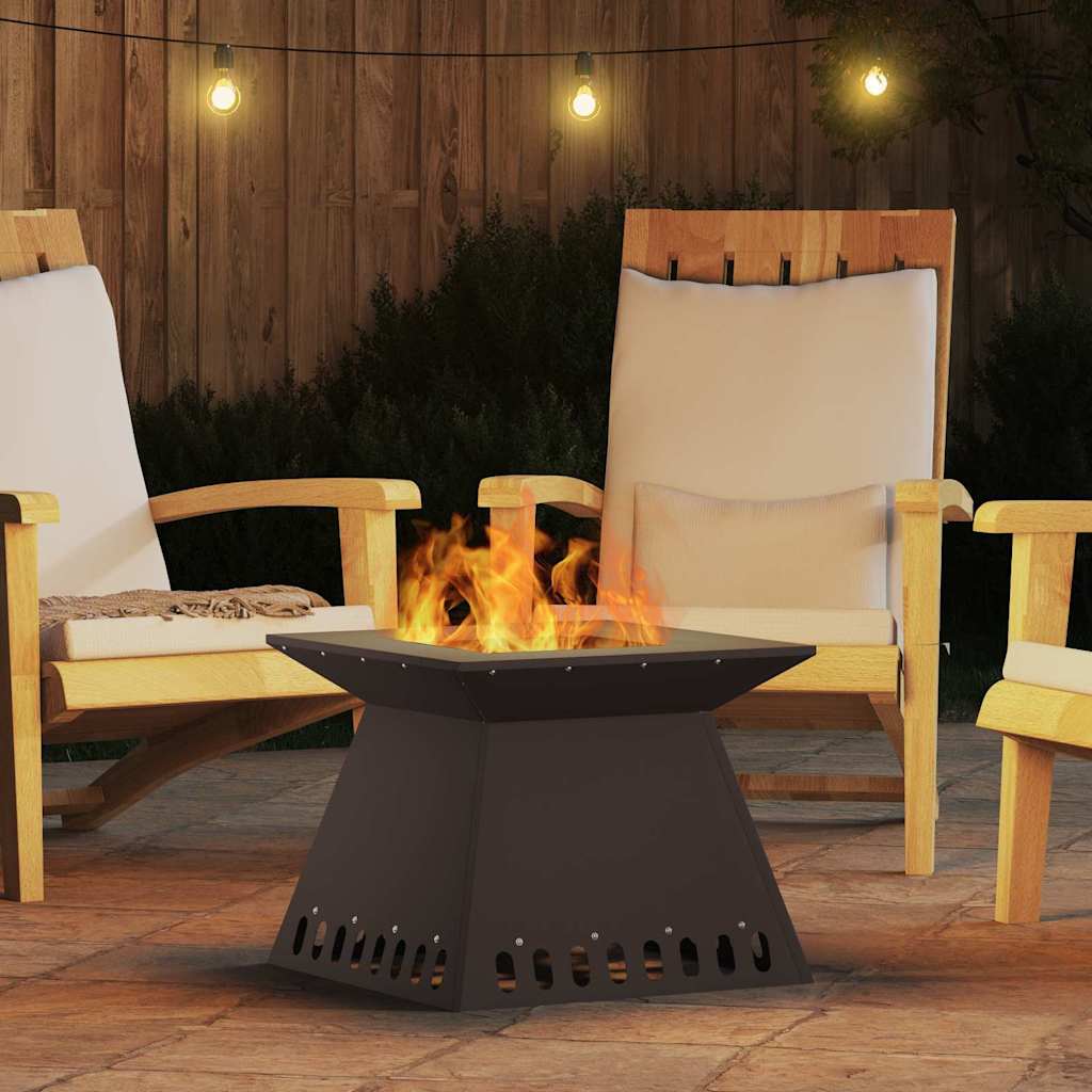 Fire Bowl Black Weathering Steel Cold-rolled steel/black 48 cm 40 cm 48 cm