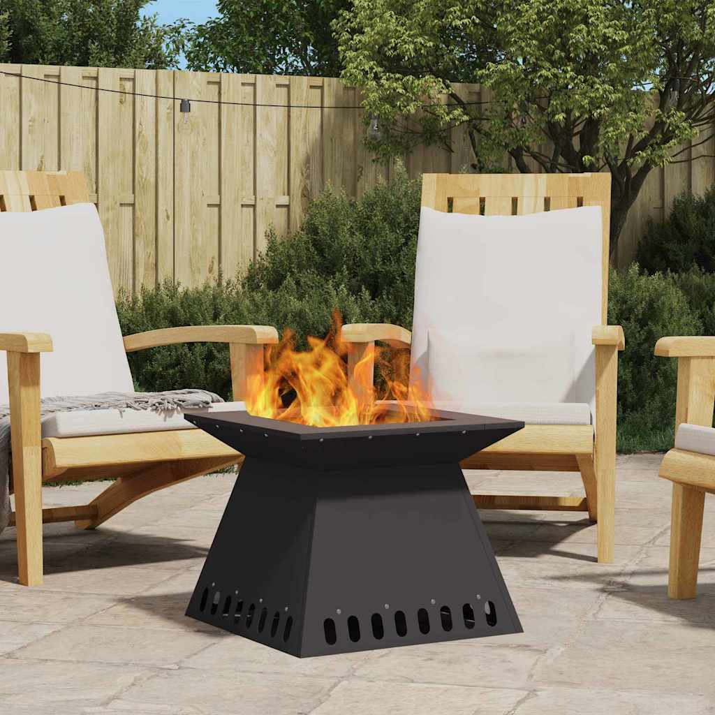 Fire Bowl Black Weathering Steel Cold-rolled steel/black 48 cm 40 cm 48 cm