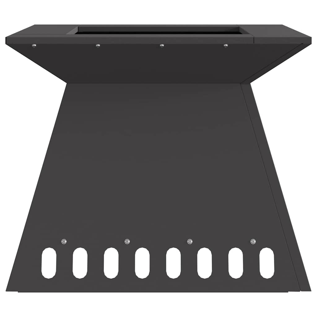 Fire Bowl Black Weathering Steel Cold-rolled steel/black 48 cm 40 cm 48 cm