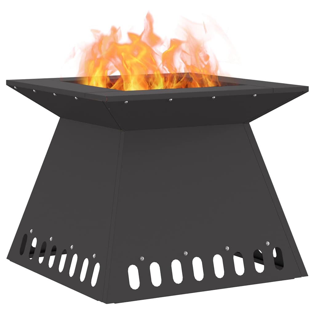 Fire Bowl Black Weathering Steel Cold-rolled steel/black 48 cm 40 cm 48 cm