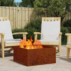 Fire Bowl Black Weathering Steel Weathering steel/brown 60 cm 60 cm