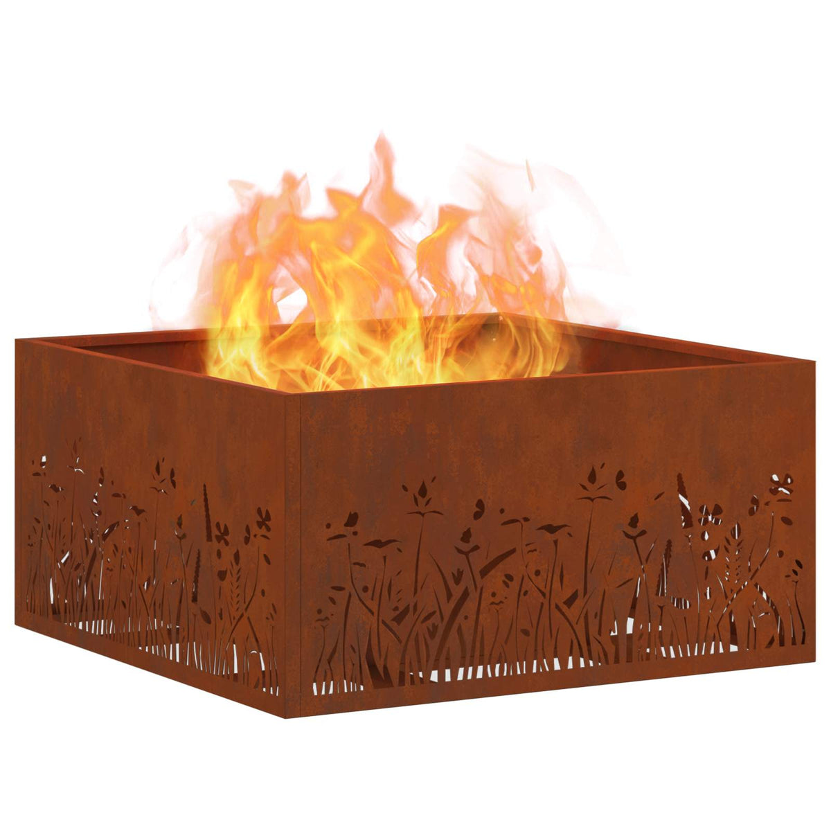 Fire Bowl Black Weathering Steel Weathering steel/brown 60 cm 60 cm