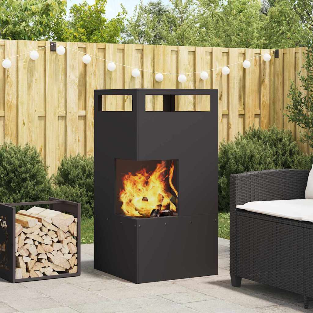 Fire Bowl Black Weathering Steel Cold-rolled steel/black 50 cm 50 cm