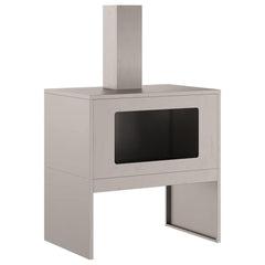 vidaXL Fire Pit Rusty 60 x 40 x 96 cm Weathering Steel 5