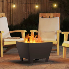Fire Bowl Black Weathering Steel Cold-rolled steel/black 50 cm 38 cm 50 cm