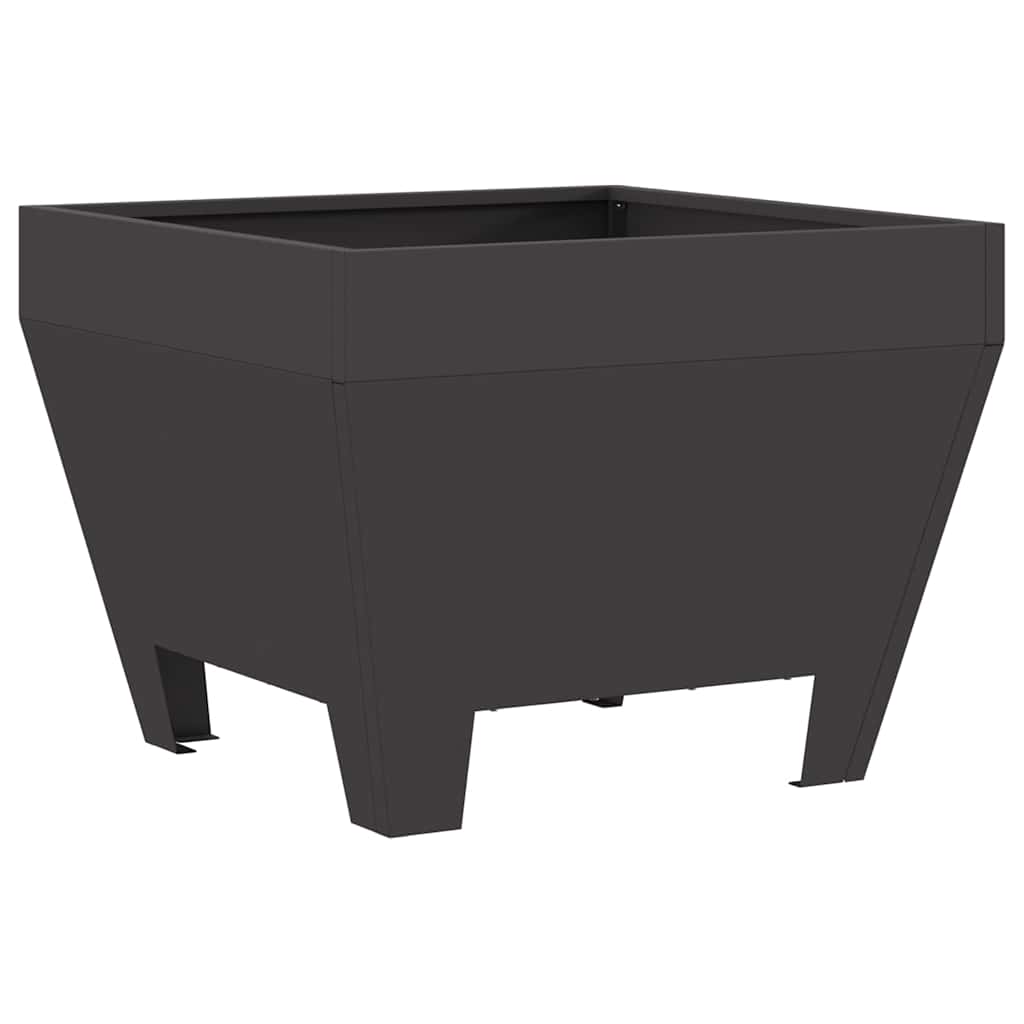 Fire Bowl Black Weathering Steel Cold-rolled steel/black 50 cm 38 cm 50 cm