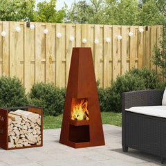 Fire Bowl Black Weathering Steel Weathering steel/brown 35 cm 35 cm