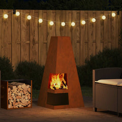 Fire Bowl Black Weathering Steel Weathering steel/brown 50 cm 50 cm