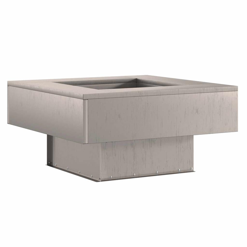 vidaXL Fire Bowl Rusty 60 x 60 x 30 cm Weathering Steel 5