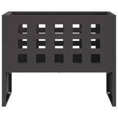 vidaXL Fire Bowl Black 50 x 30 x 40 cm Steel 6