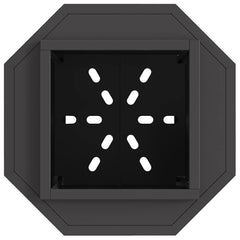 vidaXL Smokeless Fire Bowl Black 38 x 38 x 51 cm Weathering Steel 6