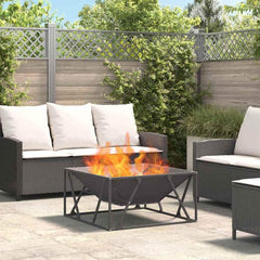 Fire Bowl Black Weathering Steel Cold-rolled steel/black 80 cm 40 cm 80 cm