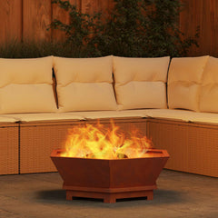 Fire Bowl Rusty Weathering steel/brown 75 cm 75 cm
