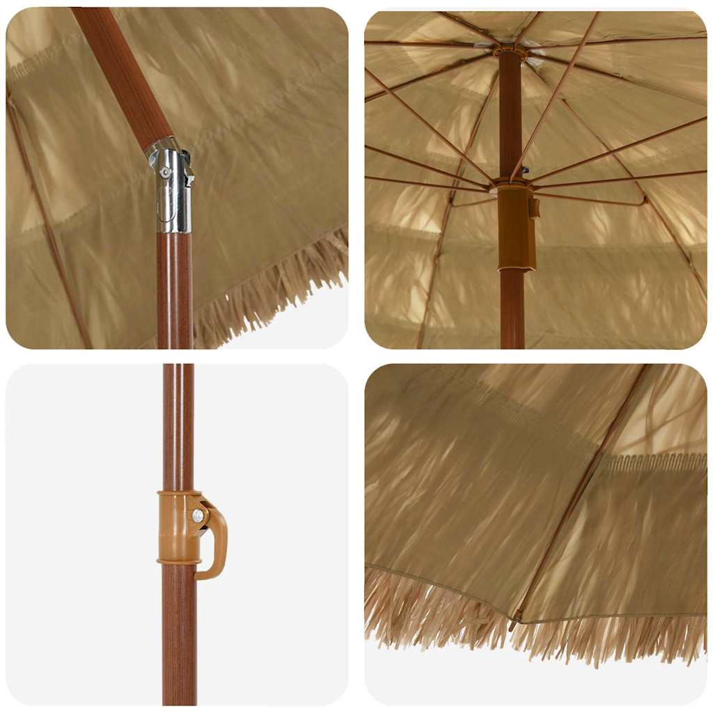 vidaXL Garden Parasol 160 x 160 x 196 cm Polypropylene and Polyester 4