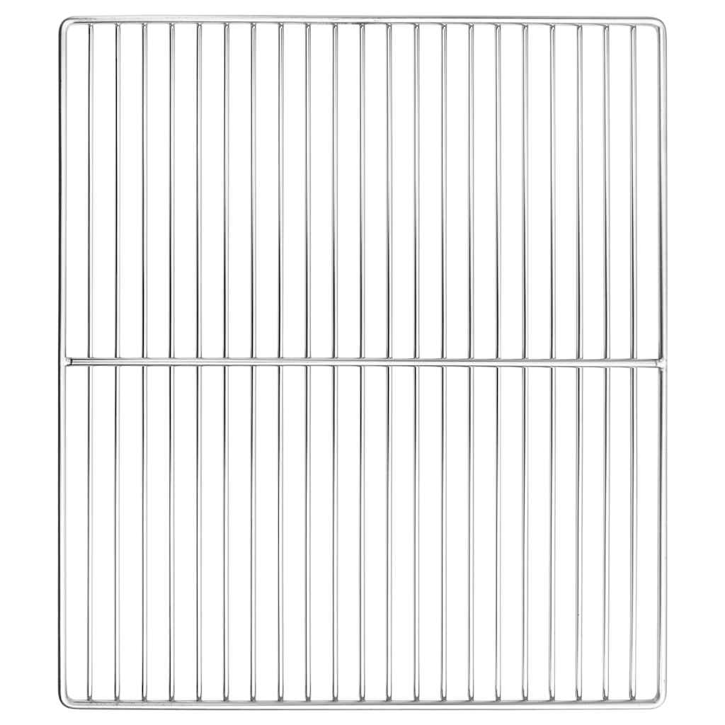 vidaXL Grill Grate 45 x 40 cm Stainless Steel Silver 1