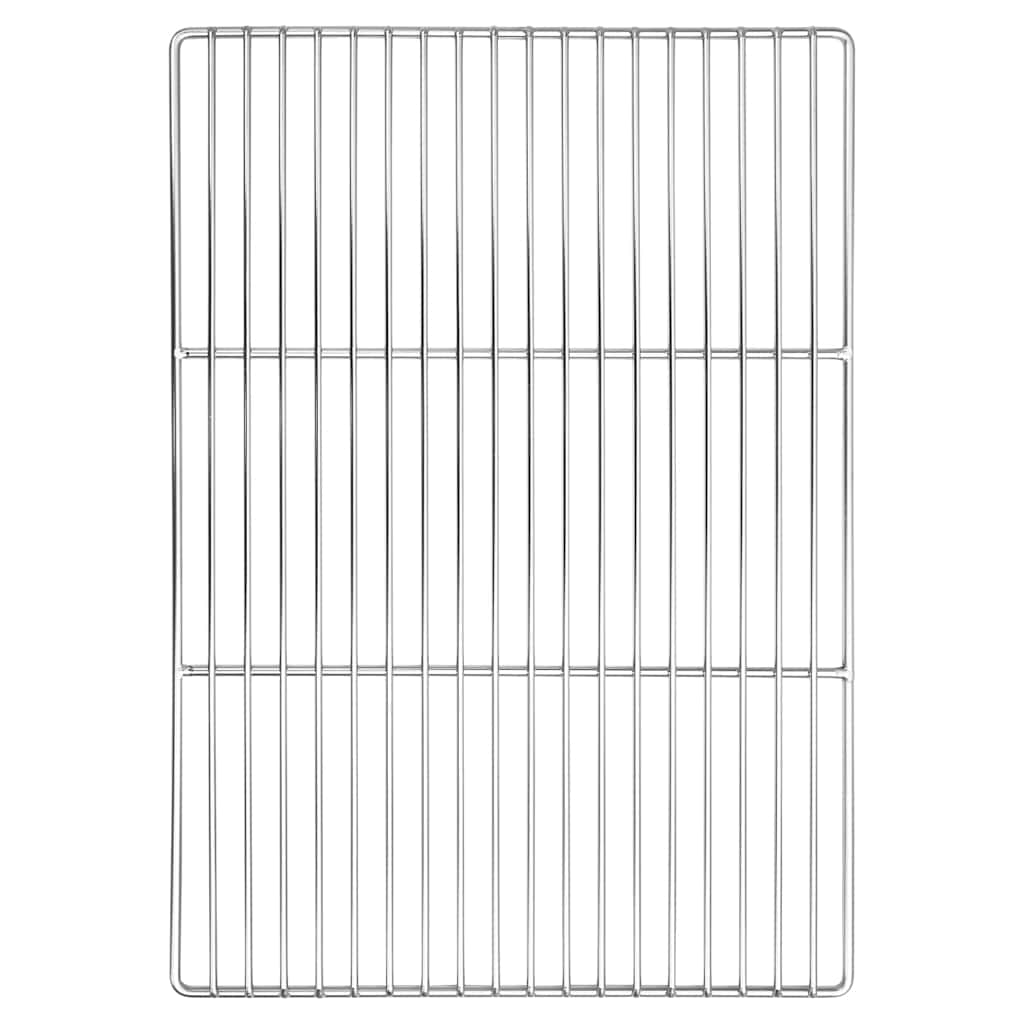 vidaXL Grill Grate 50 x 35 cm Stainless Steel Silver 1