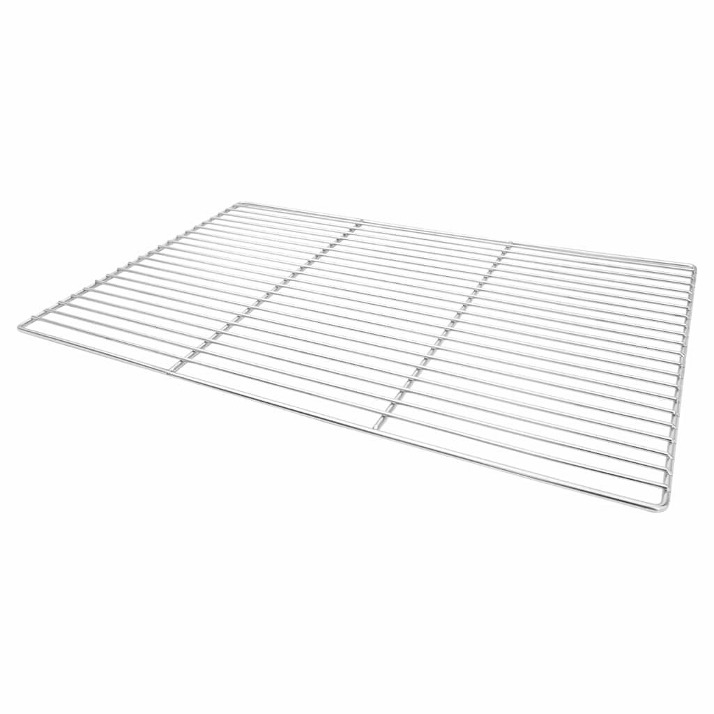 vidaXL Grill Grate 67 x 40 cm Stainless Steel Silver 2