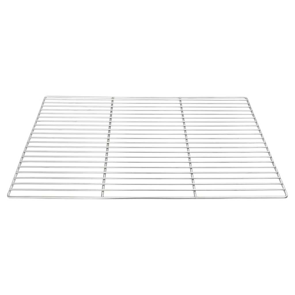 vidaXL Grill Grate 67 x 40 cm Stainless Steel Silver 3