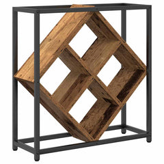 vidaXL Wine Rack 16 bottles Engineered Wood Old Wood 2
