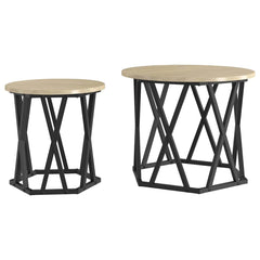 vidaXL Side Table 2 pcs Sonoma Oak 50 x 50 x 40 cm 2
