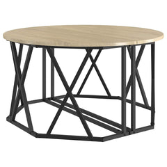 vidaXL Coffee Table Sonoma Oak 80 x 80 x 42 cm 5