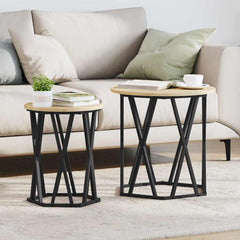 vidaXL Coffee Table 2 pcs 50 x 50 x 50 cm