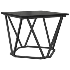 vidaXL Side Table Set 2 pcs Black Oak 50 x 50 x 40 cm 5