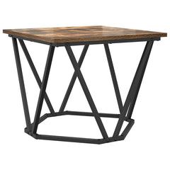 vidaXL Side Table Set 2 pcs Smoked Oak 50 x 50 x 40 cm 5