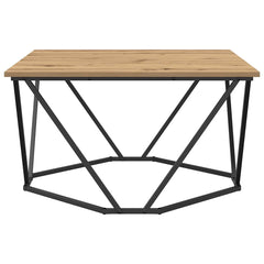 vidaXL Coffee Table Artisan Oak 80 x 80 x 45 cm 6