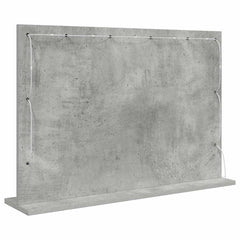 vidaXL Vanity Mirror Concrete Grey 80 x 55 x 18 cm Rectangular 6